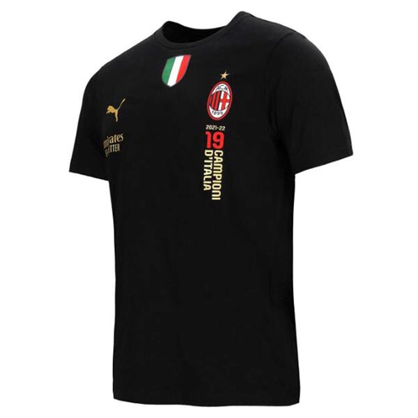 Camiseta AC Milan 19 Campion Italia 2022 2023 Negro